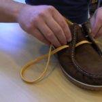 Как зашнуровать ботинки с 3 дырками