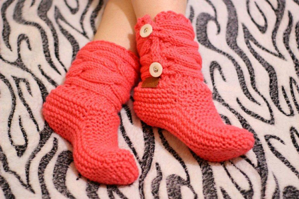 Вязаные сапоги спицами с описанием и фото