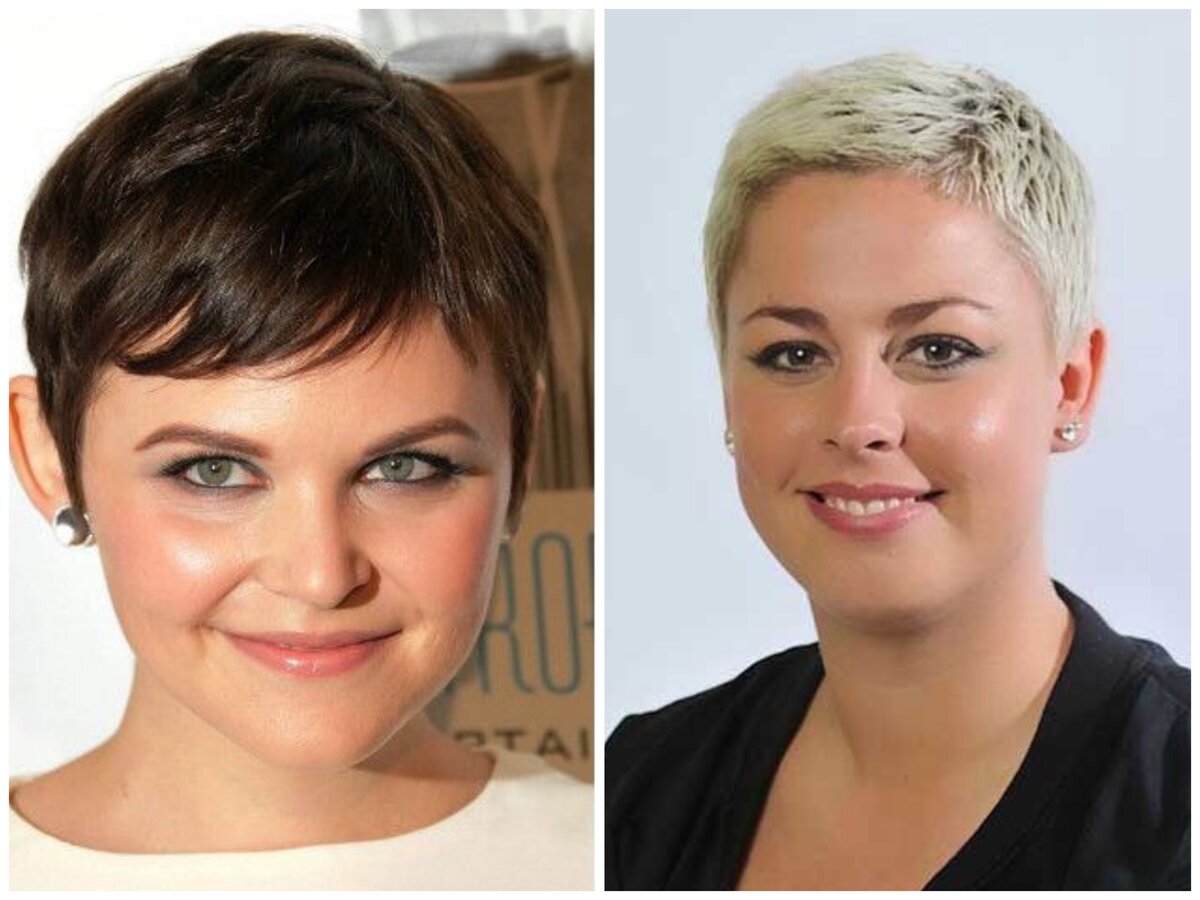 Короткие стрижки для круглого лица, их особенности, фото и видео инструкции