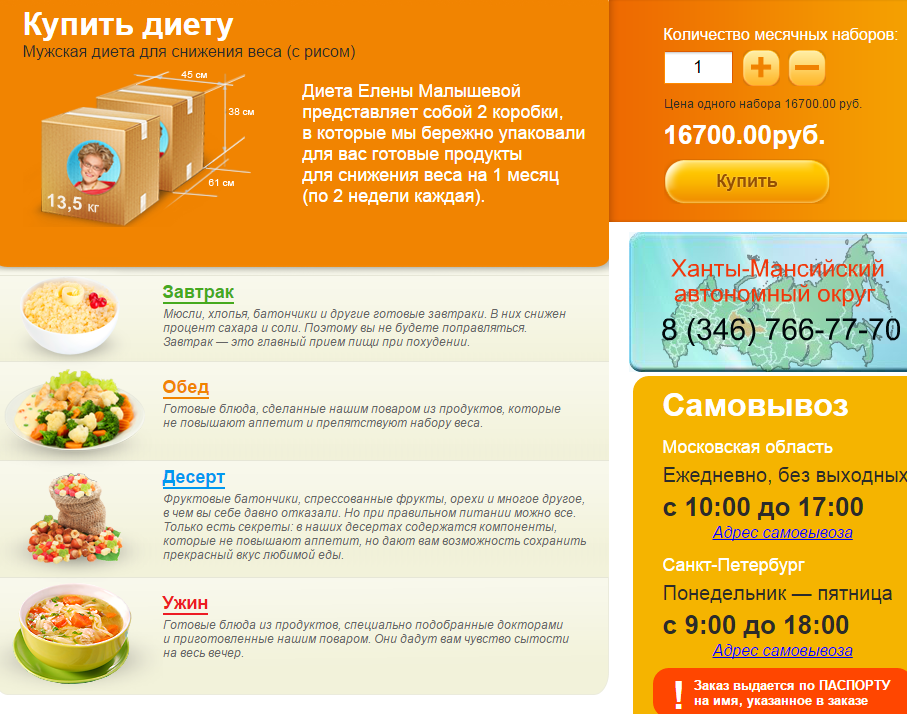 Экспресс-диета малышевой — правила, меню на неделю и на три дня