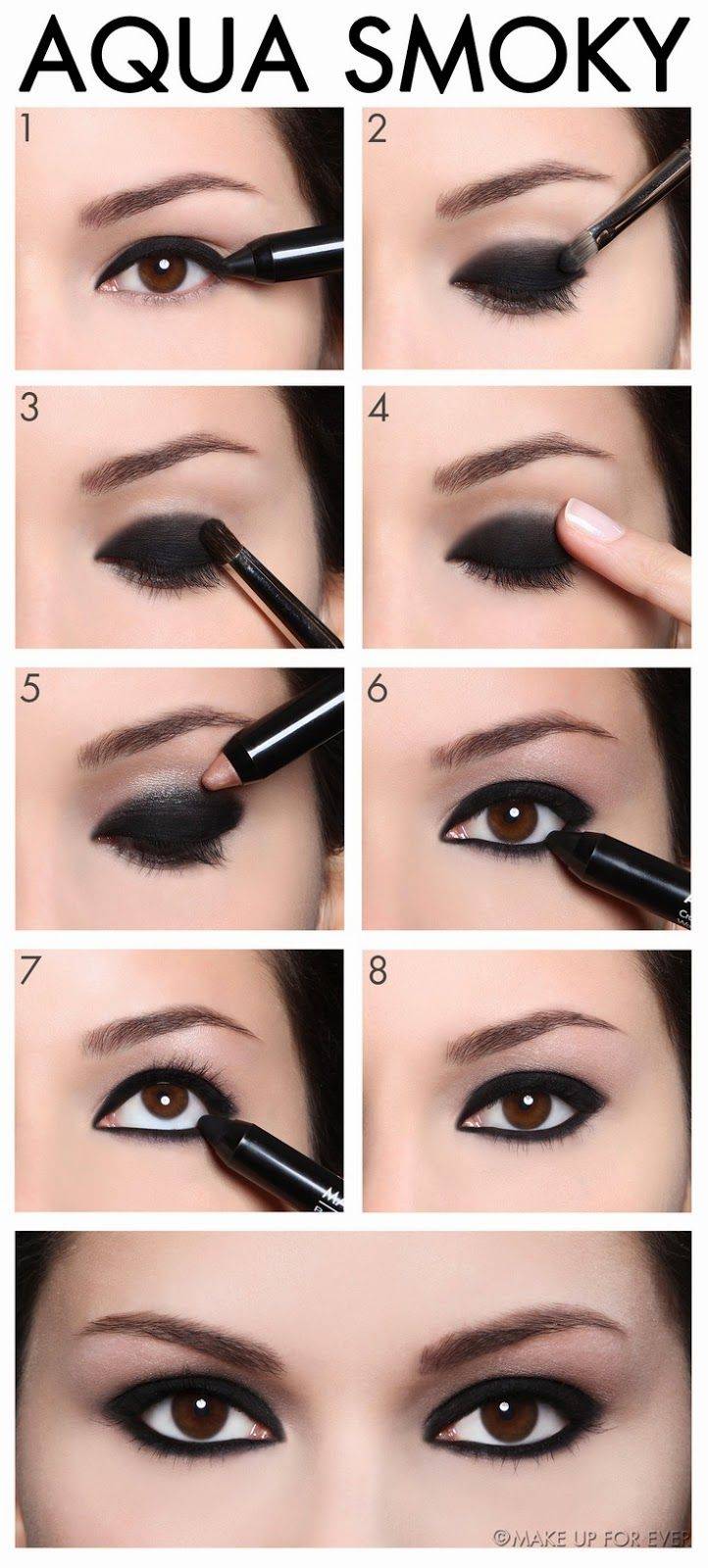 Макияж в стиле smoky eyes (смоки айс) - пошаговая инструкция - шкатулка красоты