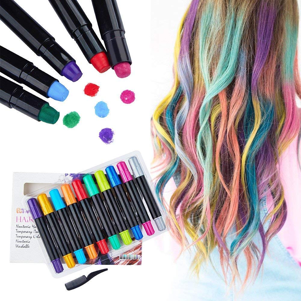Как пользоваться мелками для волос hair chalk