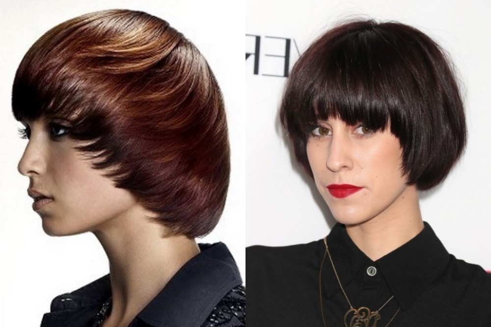 Элегантная стрижка паж на коротких и средних волосах