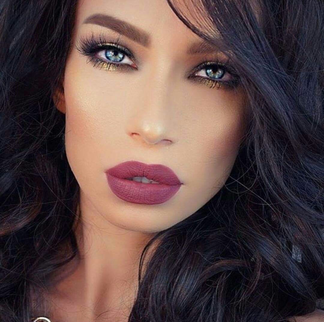 Какая помада подходит брюнеткам с карими, черными, серыми и голубыми глазами, 40 фото.