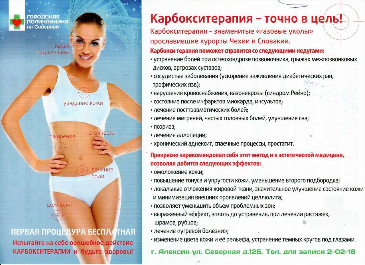 Карбокситерапия и озонотерапия - отличия