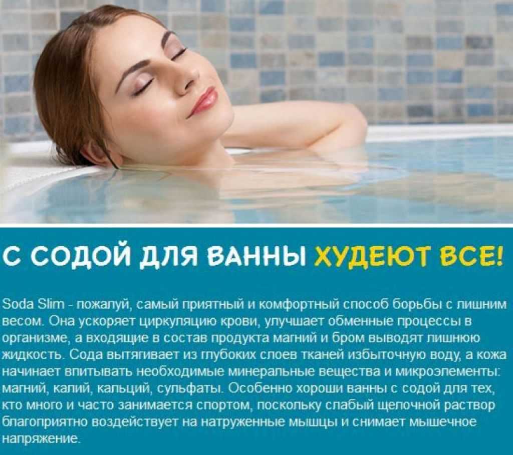 Содовая ванна для похудения: польза, рецепты, как принимать