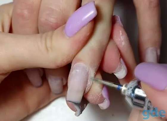 Как сделать коррекцию нарощенных ногтей