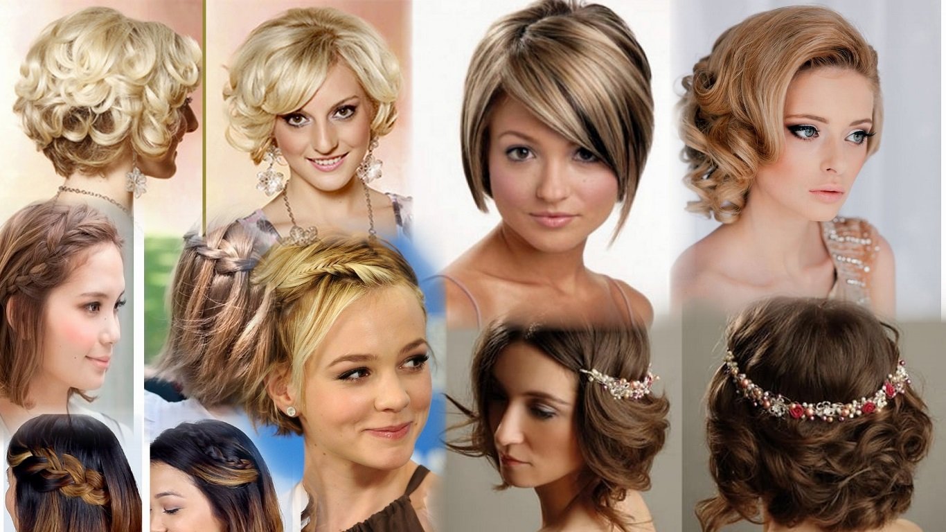 Прически на выпускной на короткие волосы (50 фото)