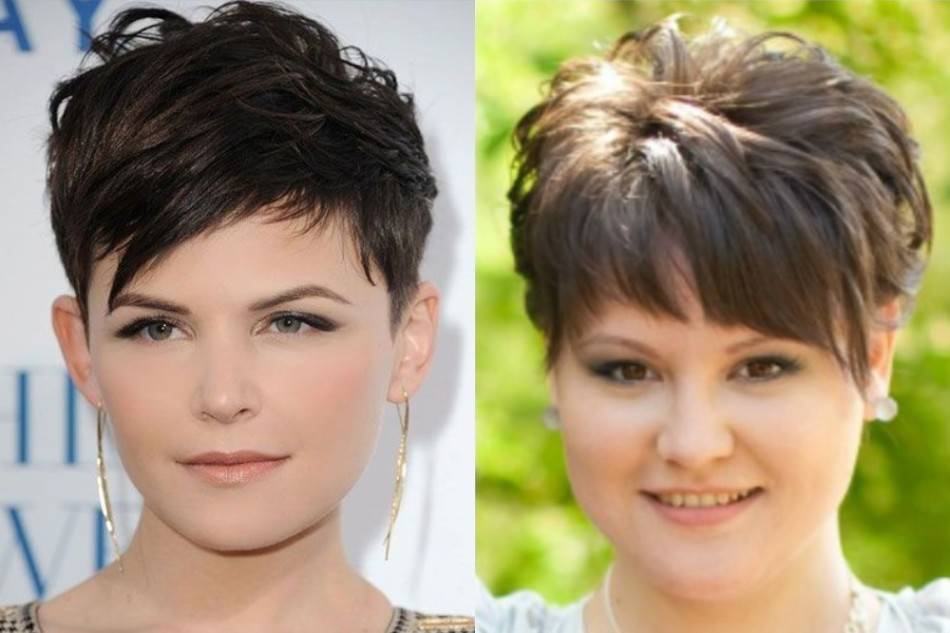 Короткие стрижки для круглого лица: 100 идей на фото