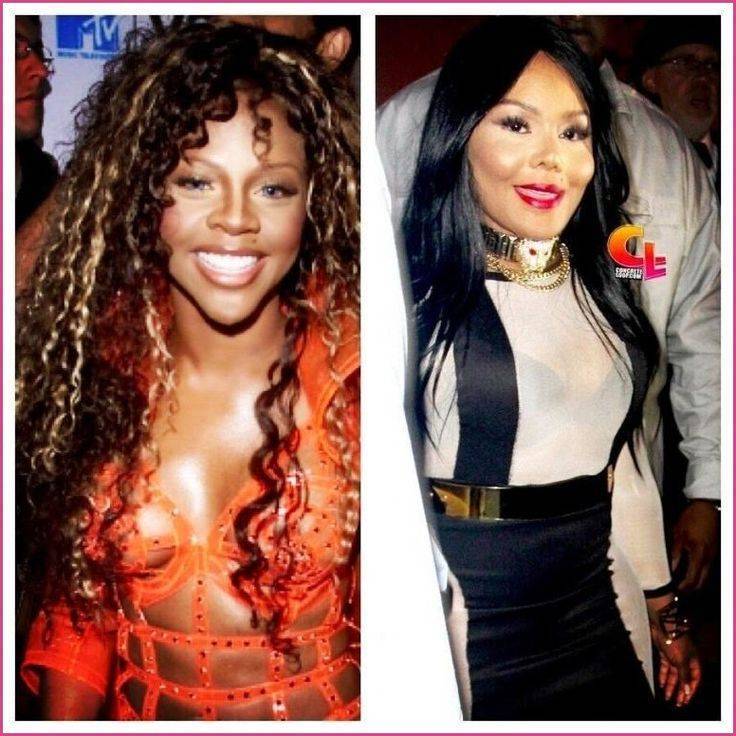 Lil kim plastic surgery before and after pictures 2024