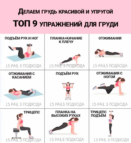 Упражнения на грудные мышцы в домашних условиях: особенности и программы тренировок