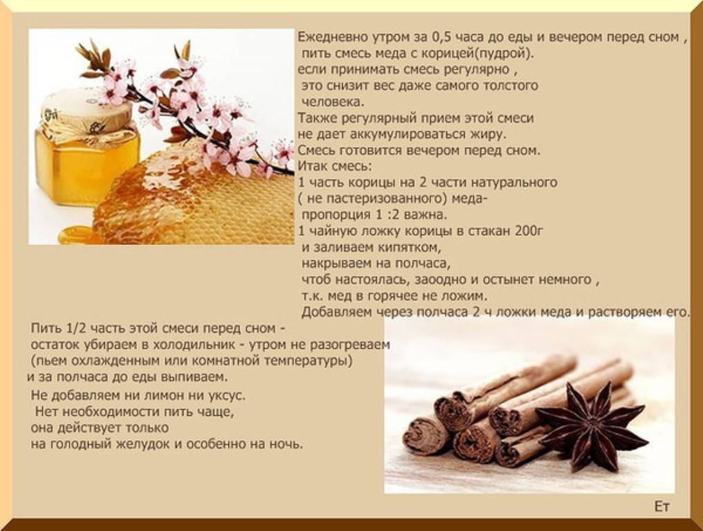 Корица с медом: насколько эффективно это для похудения. как правильно готовить корицу с медом для похудения и сколько времени ее пить - автор екатерина данилова - журнал женское мнение