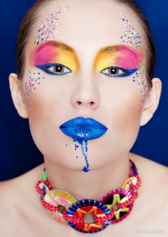 Фейс арт, создаем необычный makeup с рисунками