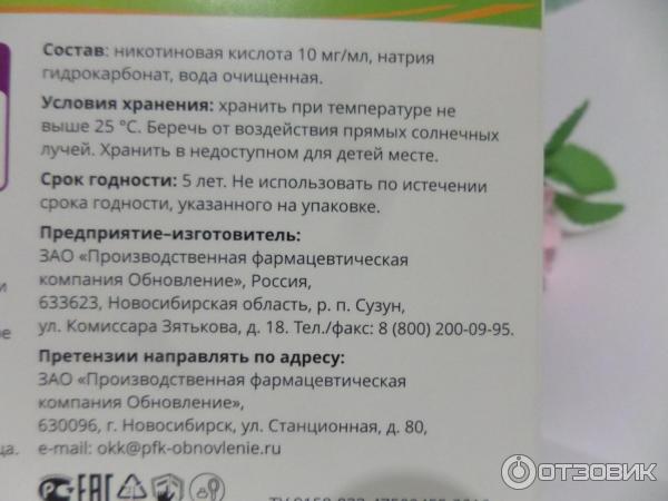 Никотиновая кислота от выпадения и для роста волос | volosomanjaki.com