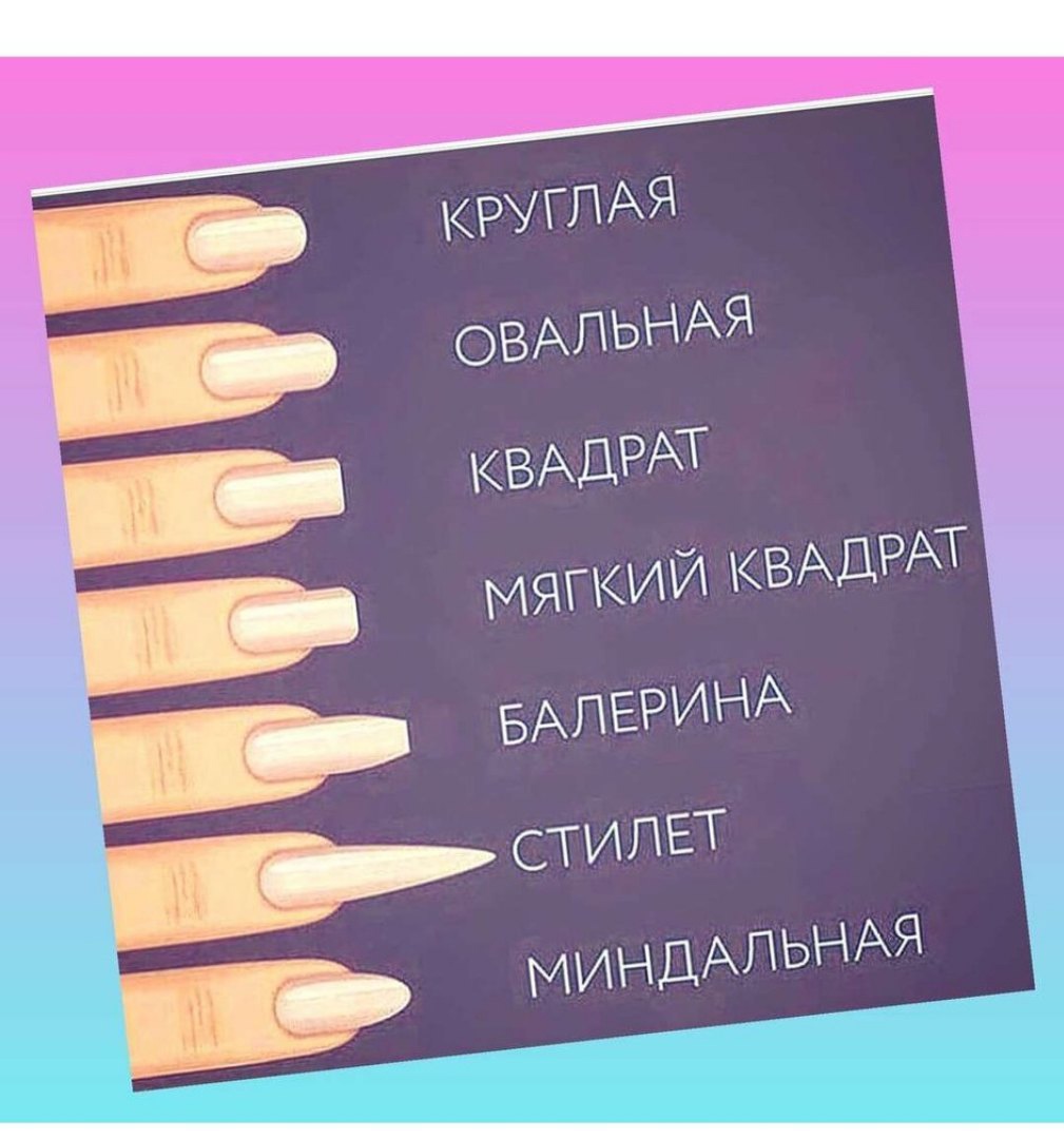 Актуальная форма ногтей в маникюре 2022: 100 фото новинок дизайна
