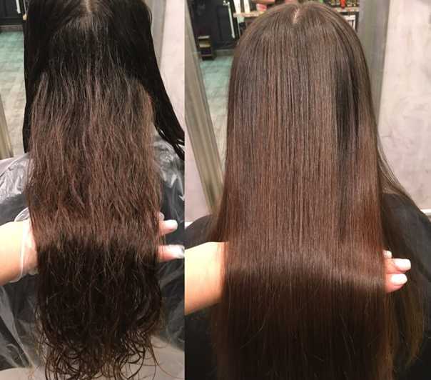 Глазирование волос