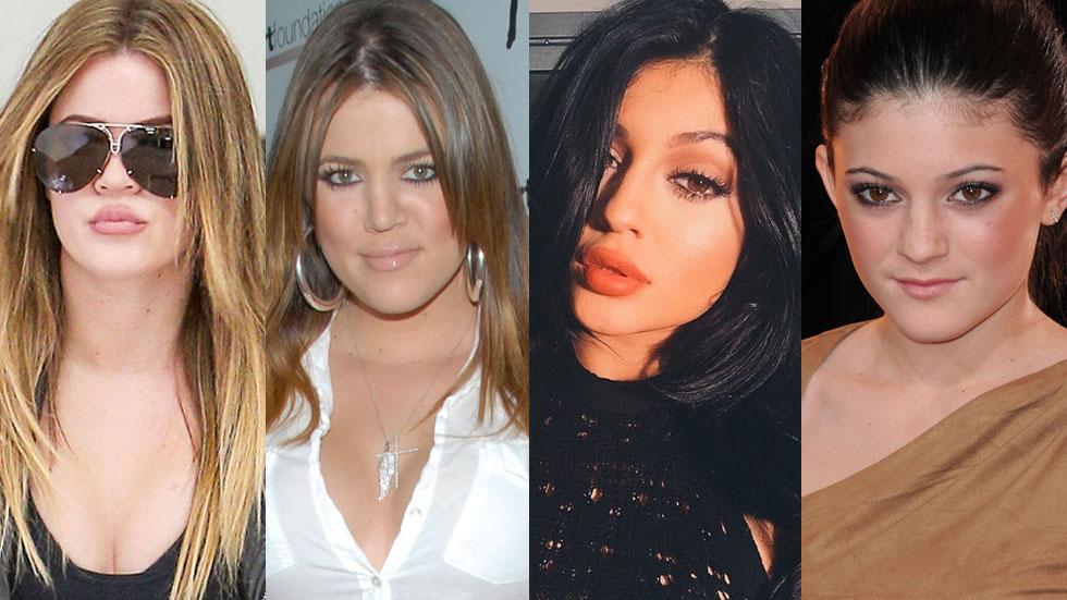 Совсем другие люди: как выглядели сестры кардашьян-дженнер до пластических операций