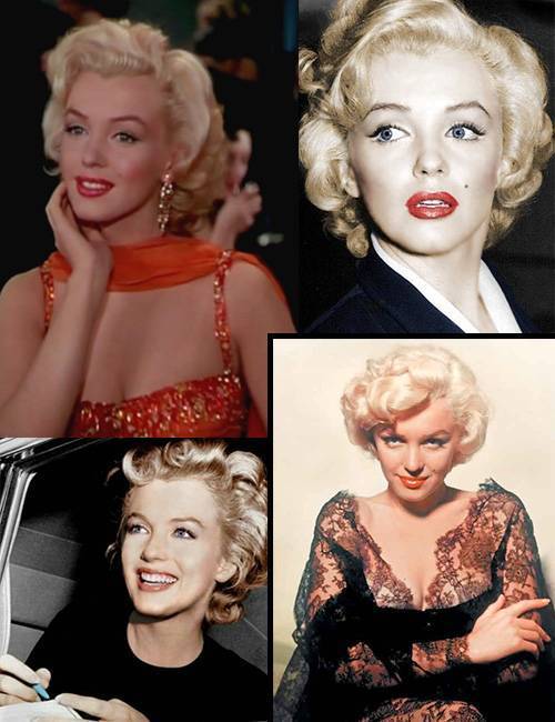 Прическа мерлин монро. сексуальная и женственная прическа мерлин монро