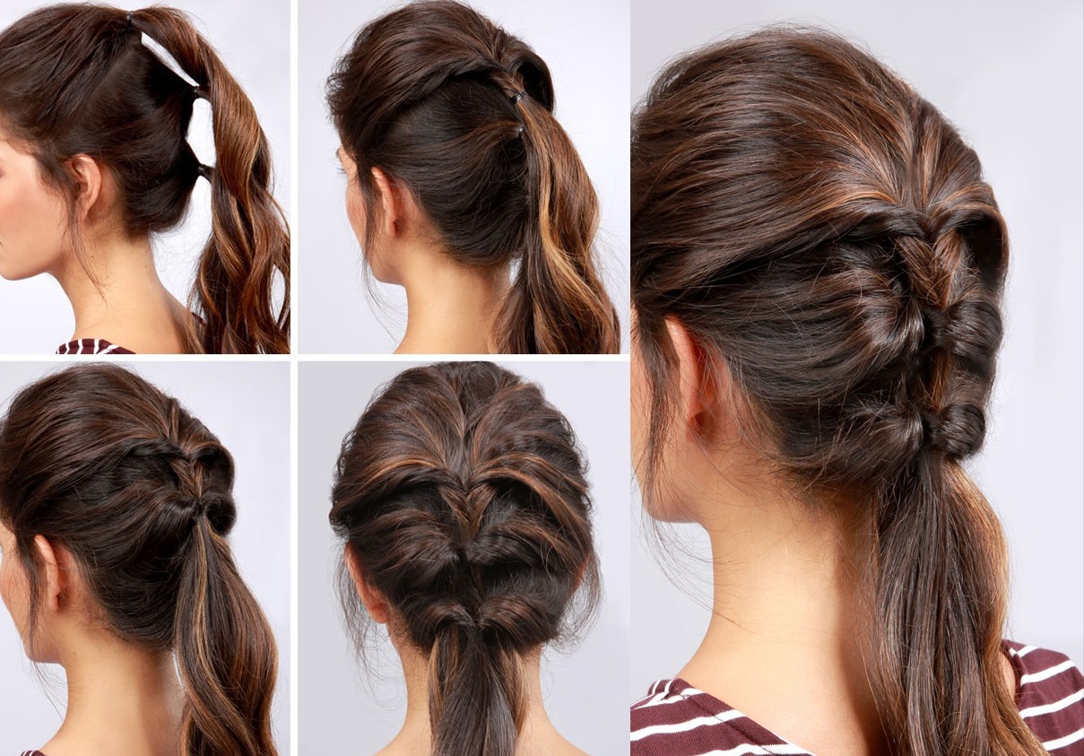 Гладкие прически для коротких, средних и длинных волос