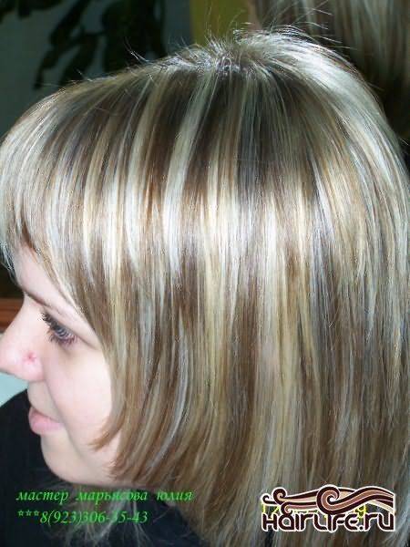 Домашнее мелирование волос