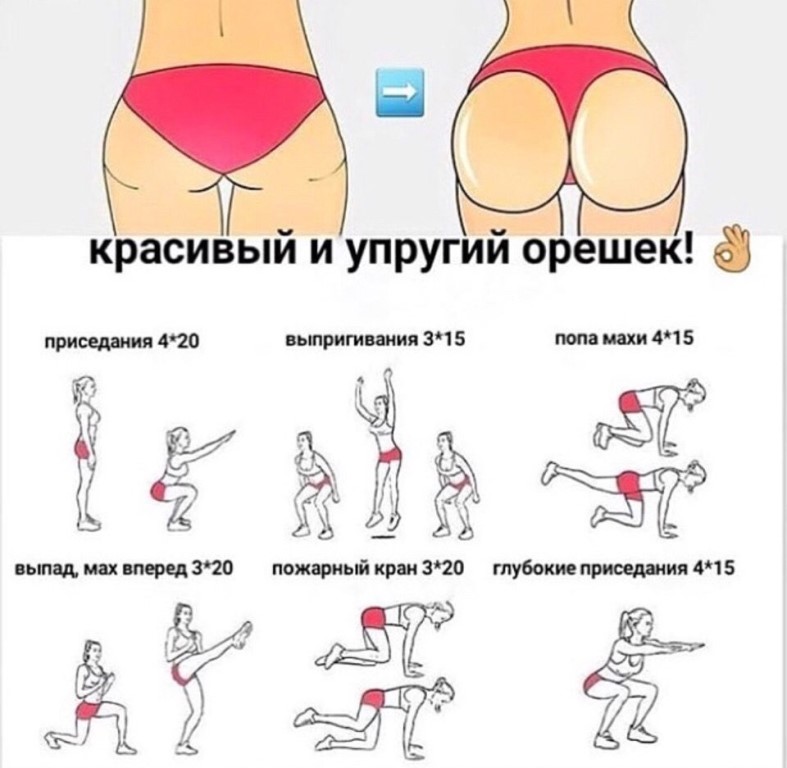 Как накачать ягодицы, если их нет от природы?