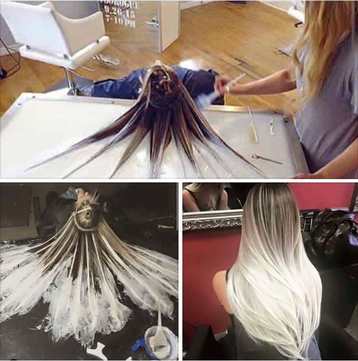 Как сделать окрашивание омбре в домашних условиях на темные, русые, короткие, средние, длинные волосы + 130 фото