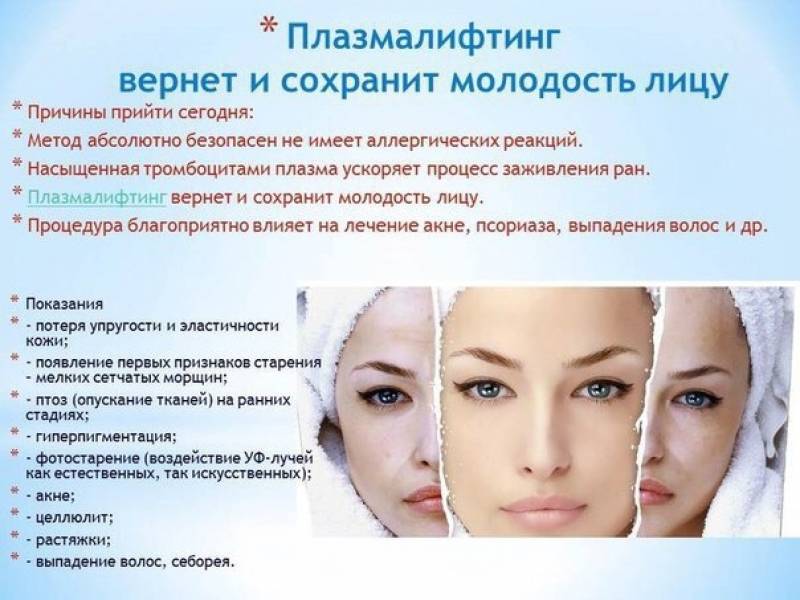Плазмотерапия для лица