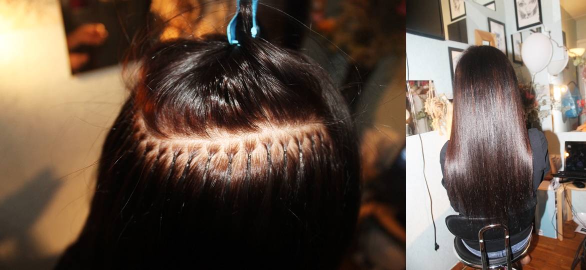 Микронаращивание волос extend magic