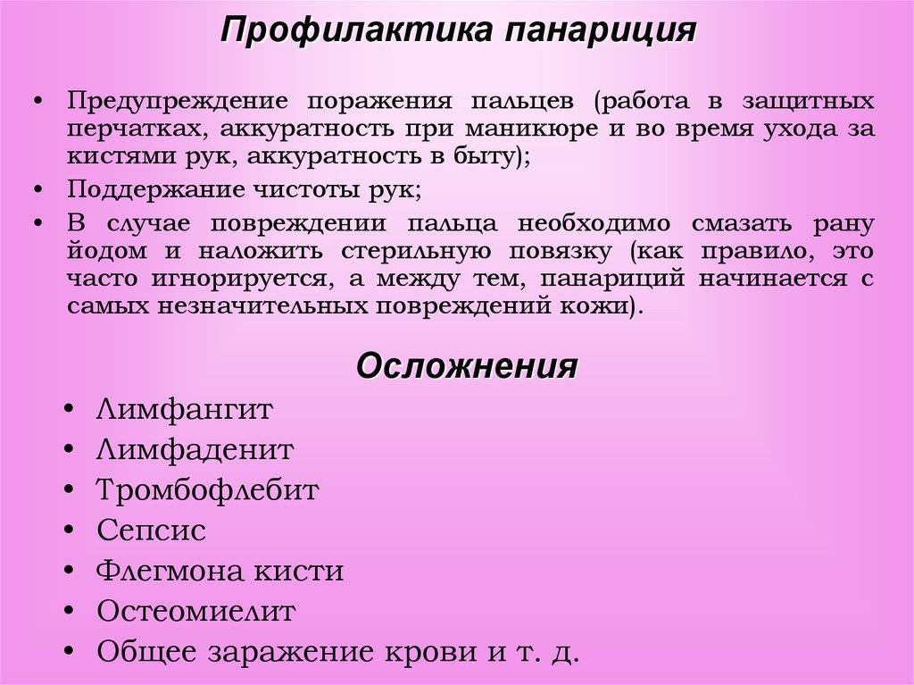 Панариций - лечение  спб