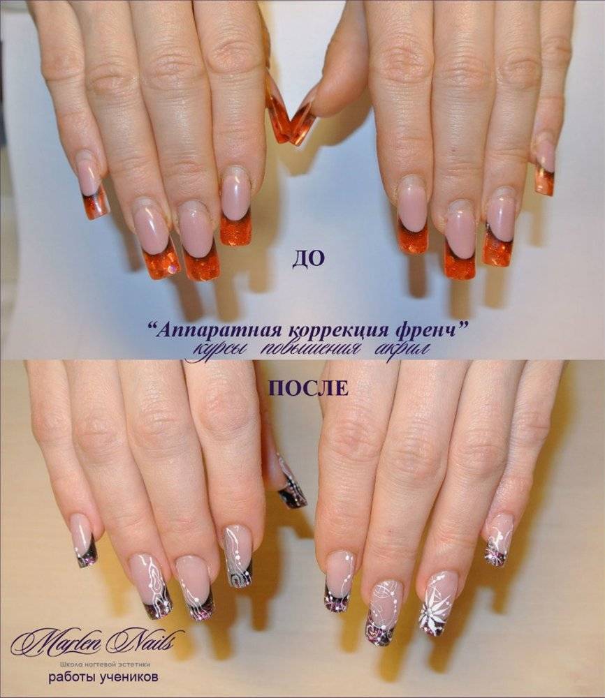 Коррекция ногтей гелем - основные этапы