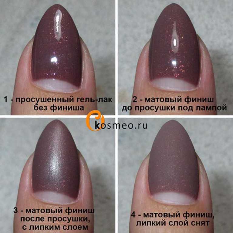 Как сделать маникюр матовым