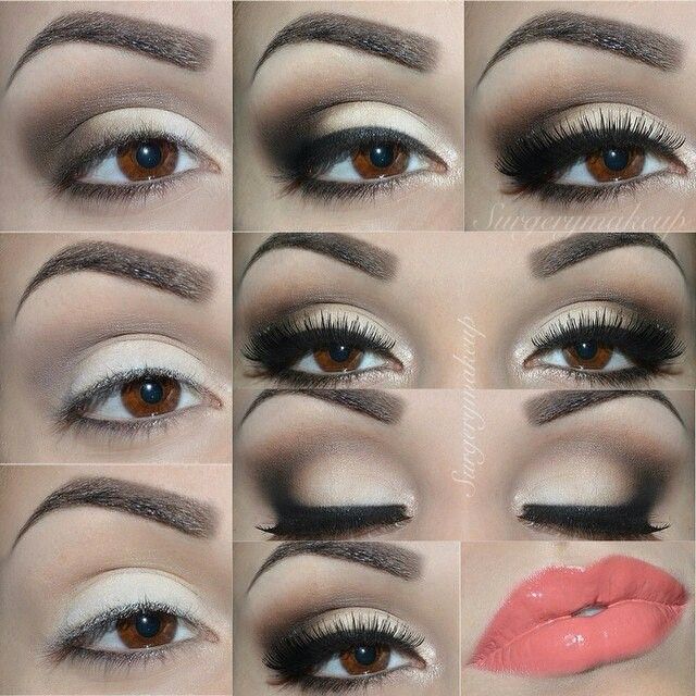 Свадебный макияж для карих глаз