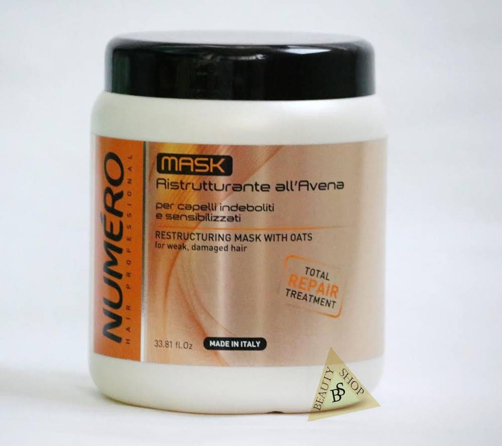 Numero: маска для волос нумеро с овсом, отзывы о mask brelil restructuring with oats (брелил)