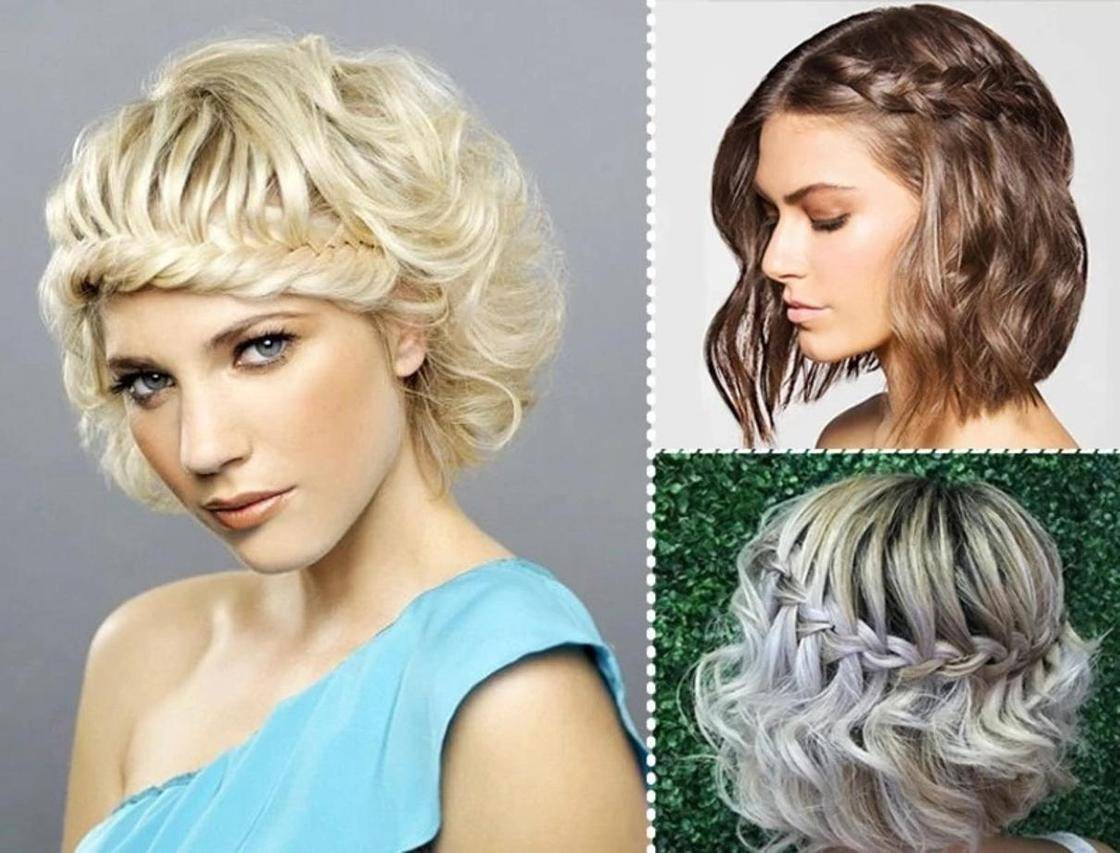 Праздничные прически на короткие волосы