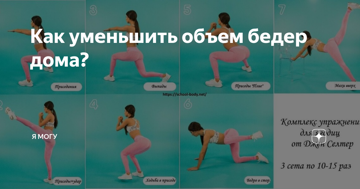 Как уменьшить бедра: то, что реально работает (2021)