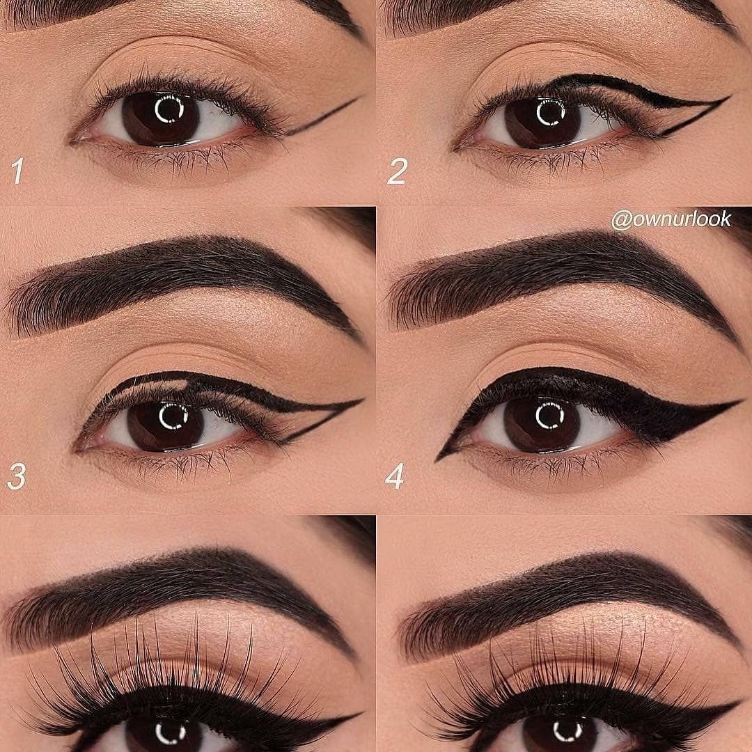 Макияж со стрелками: пошаговое руководство с фото