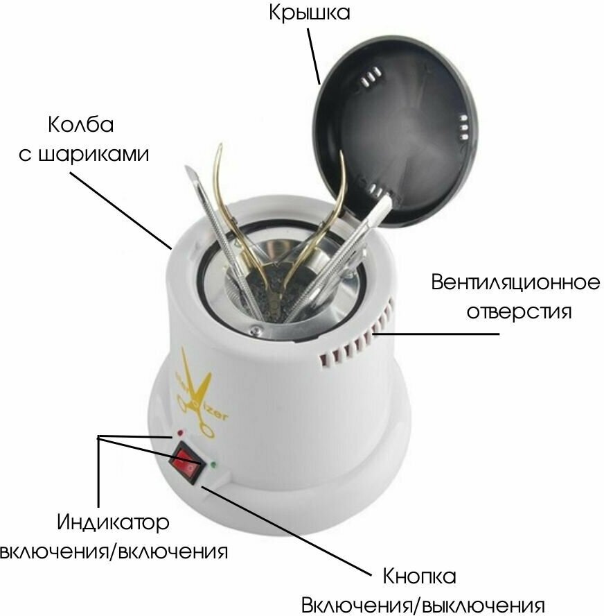 Гласперленовый стерилизатор для маникюрных инструментов: описание, инструкция, отзывы