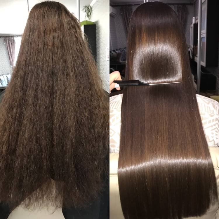 Кератиновое выпрямление волос: в чем суть процедуры и как выбрать мастера?