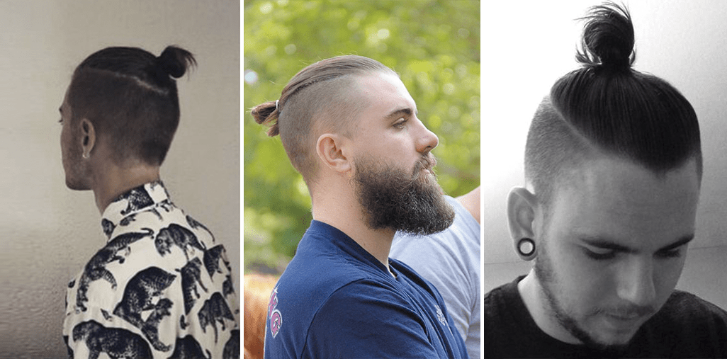 Гулька мужская. мужская прическа top knot.