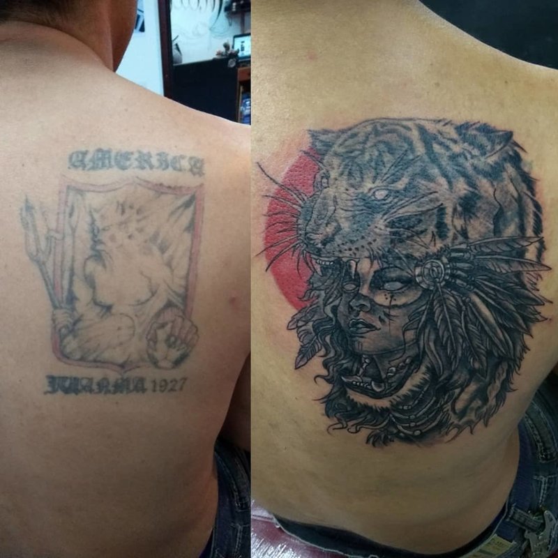 Cover up – как можно избавиться от неудачного тату? - tattooo.ru
